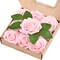 9 Pcs Artificial Foam Roses with Stems – Pink Real Touch Faux Flowers for DIY Wedding Bouquets, Bridal Showers, Cake Toppers, Centerpieces & Home Decor